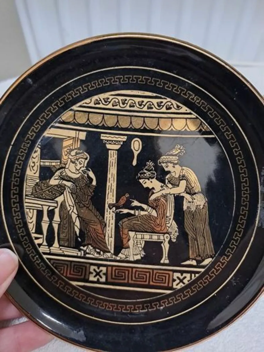 Medium wall plate 24 k gold - Image 1