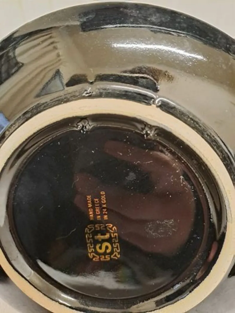 Medium wall plate 24 k gold - Image 2