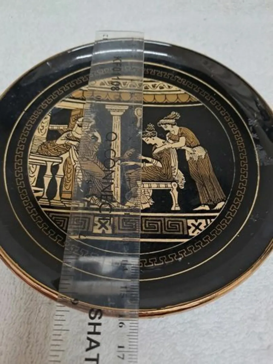 Medium wall plate 24 k gold - Image 3