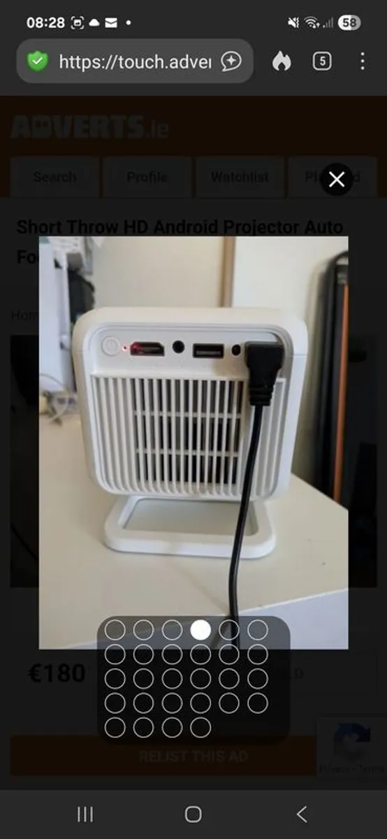 Short Throw Android Projector Autofocus and Keystone Correction - Image 4