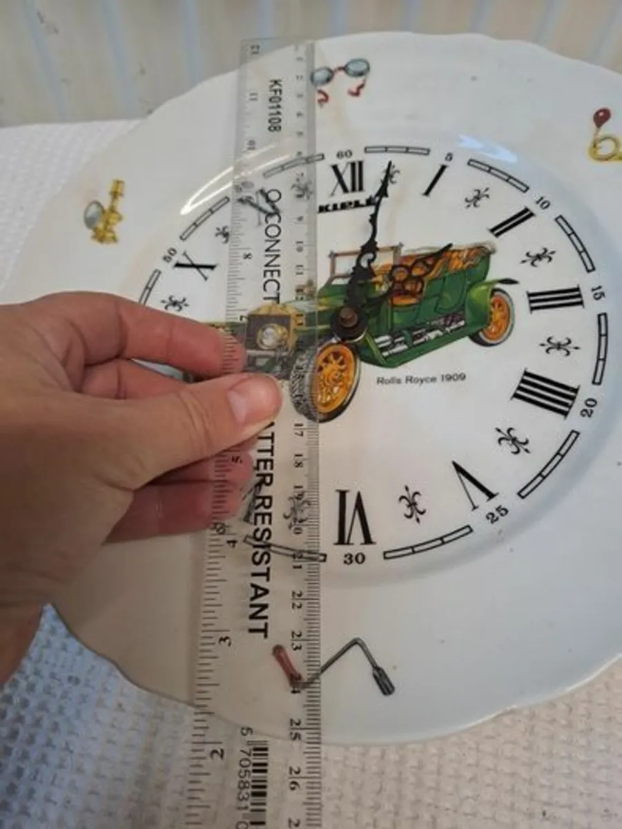 Rolls Royce Plate with clock - Image 2