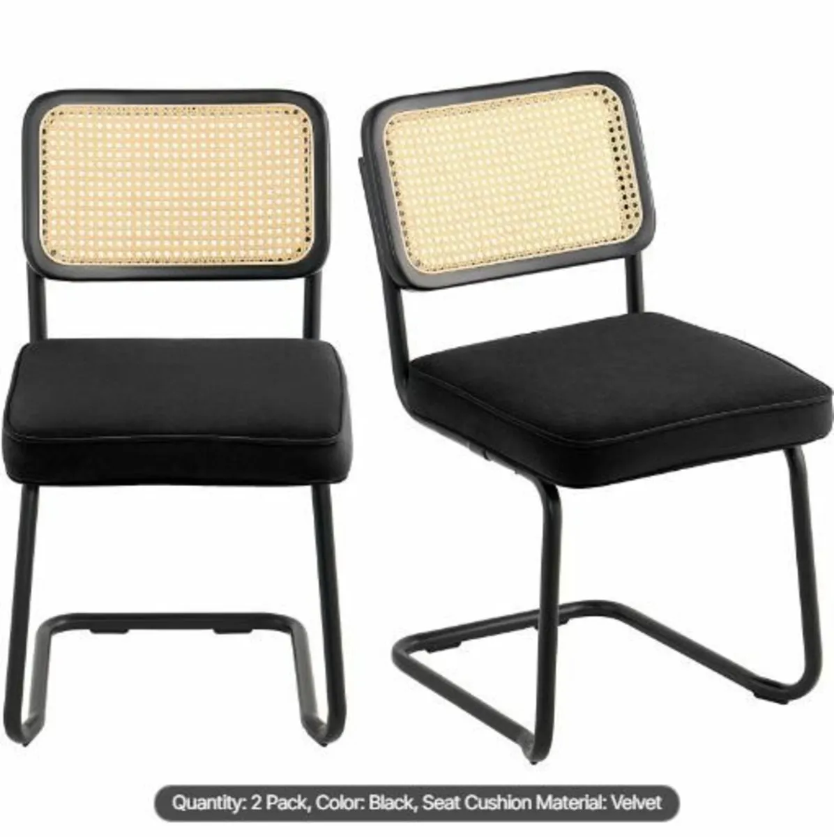 Rattan Chairs, Set of 2 - Image 4