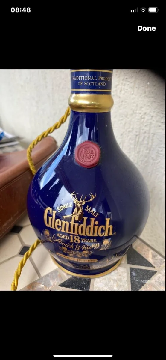 Glenfiddich Ancient Reserve Decanter Lamp - Image 1