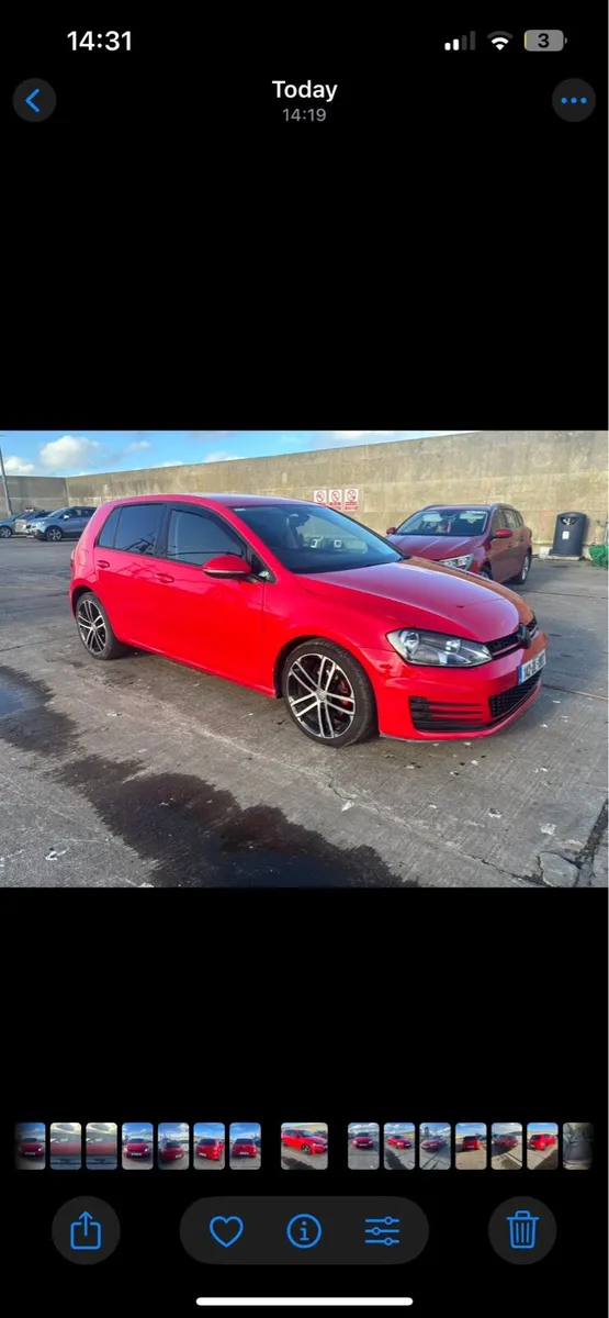 RED Mk7 VW GOLF, NCT JUST PASSED - Image 1