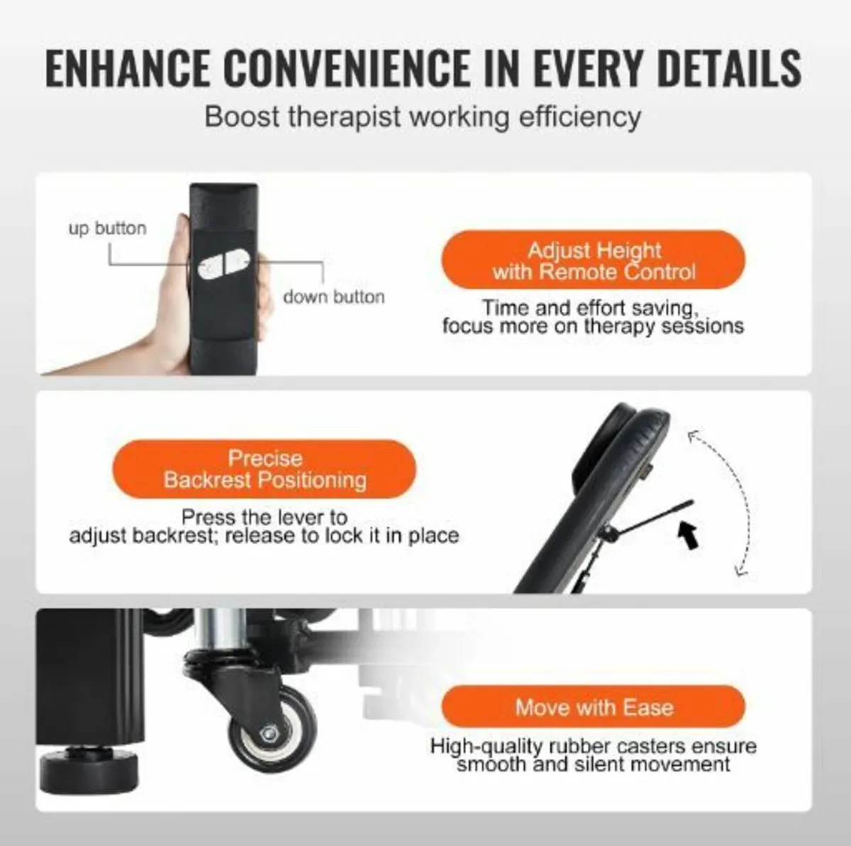 Professional Electric Lift Massage Table - Image 3