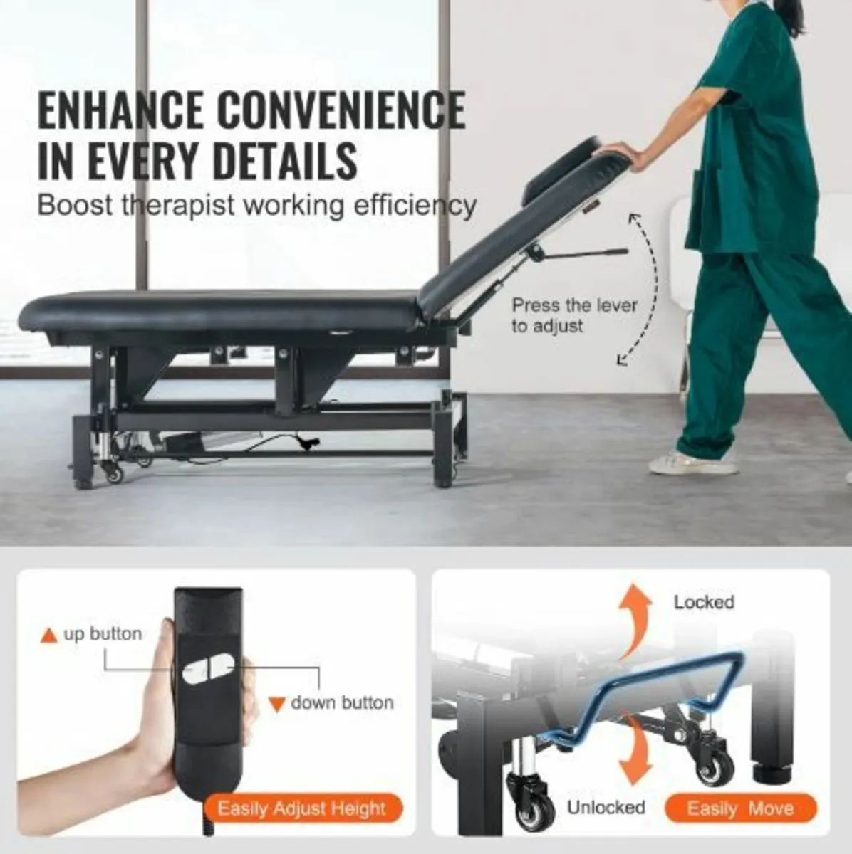 Professional Electric Lift Massage Table - Image 4