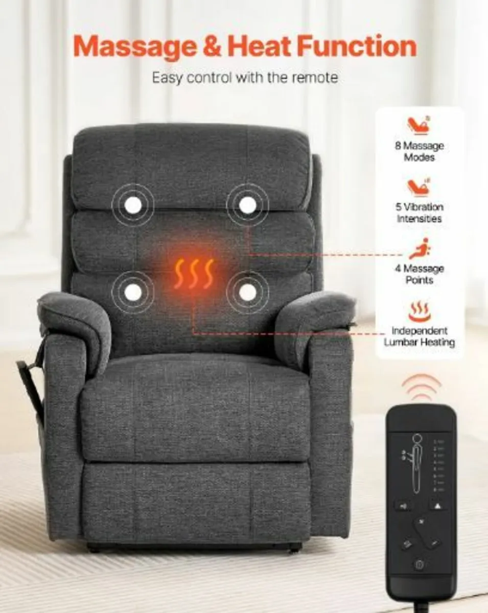 Lift Chair with Heat and Massage for Elderly - Image 2
