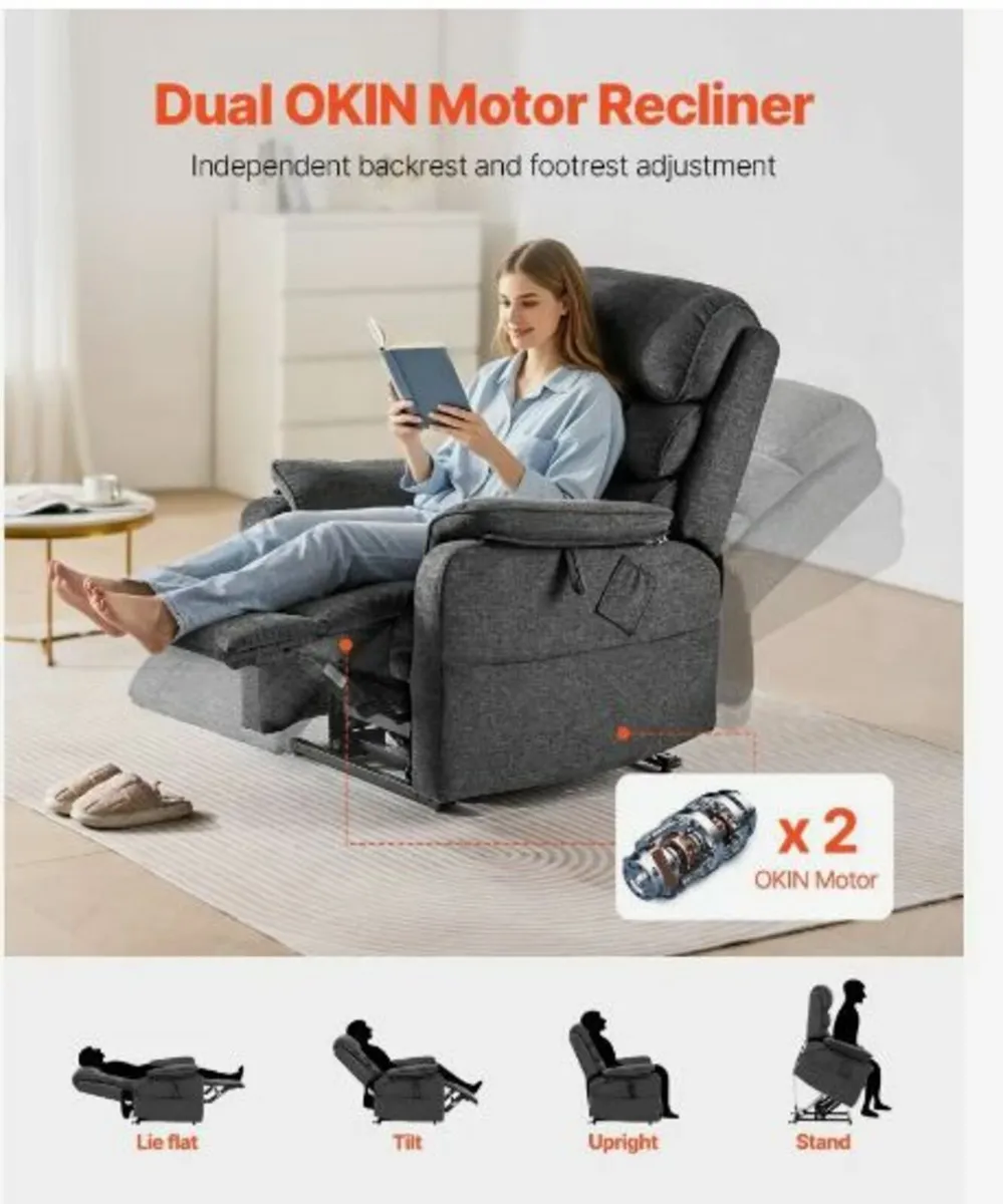 Lift Chair with Heat and Massage for Elderly - Image 3