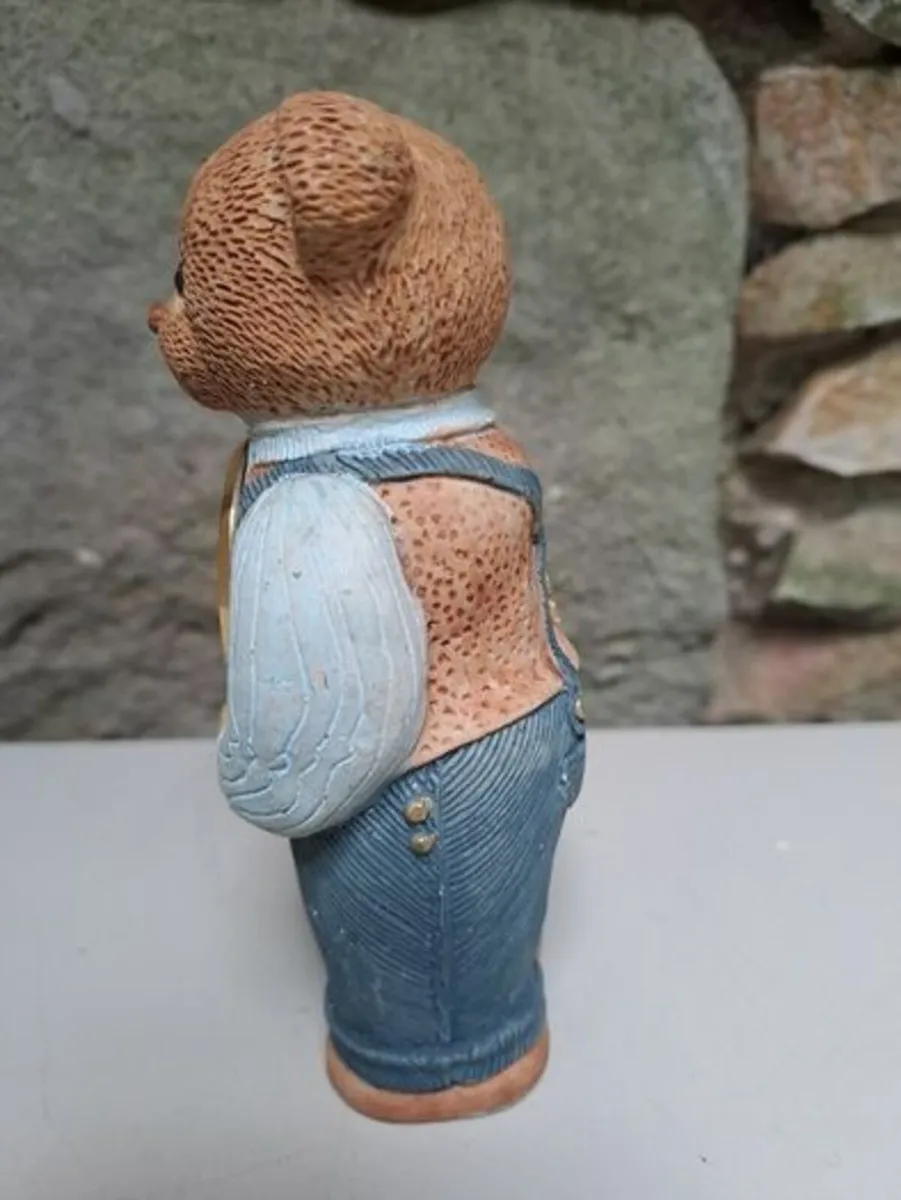 W Widdop Clock Teddy bear - Image 2