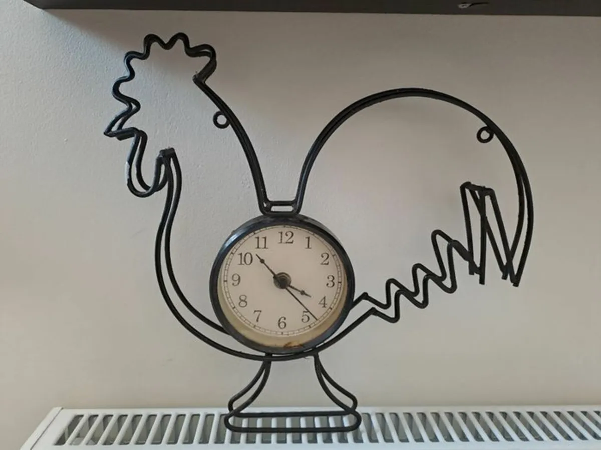 Vintage Rooster Clock - Image 1