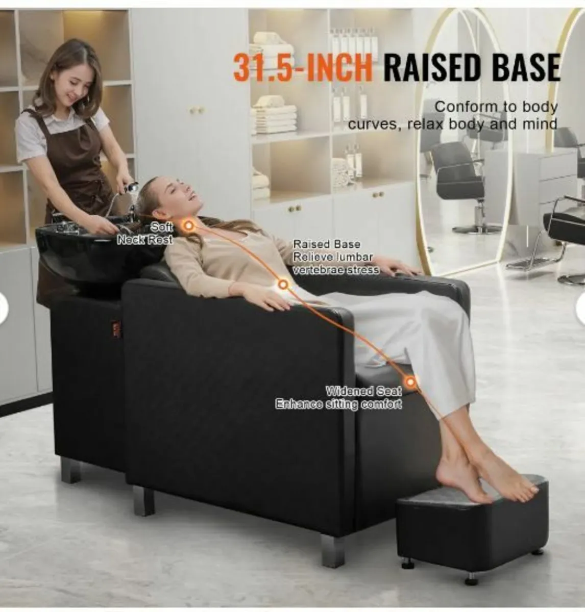 Shampoo Backwash Chair - Image 4