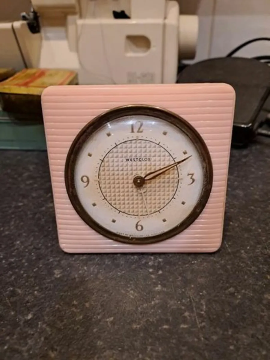 70s Westclox clock - Image 1