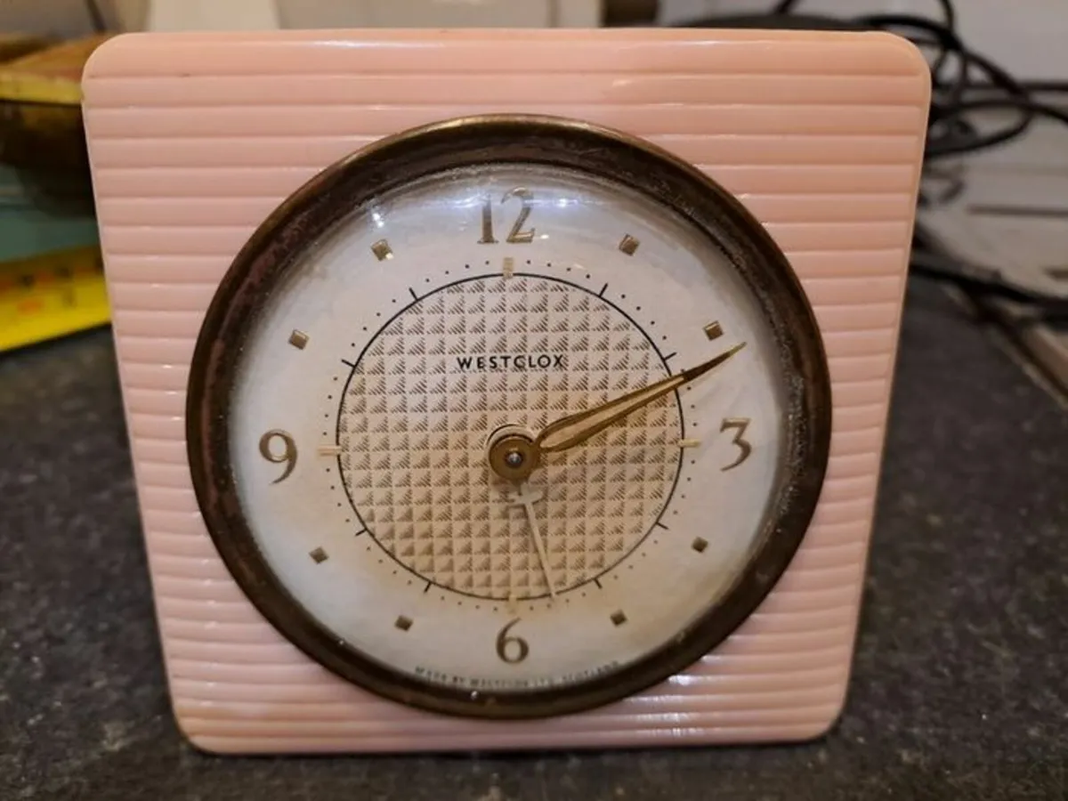 70s Westclox clock - Image 2