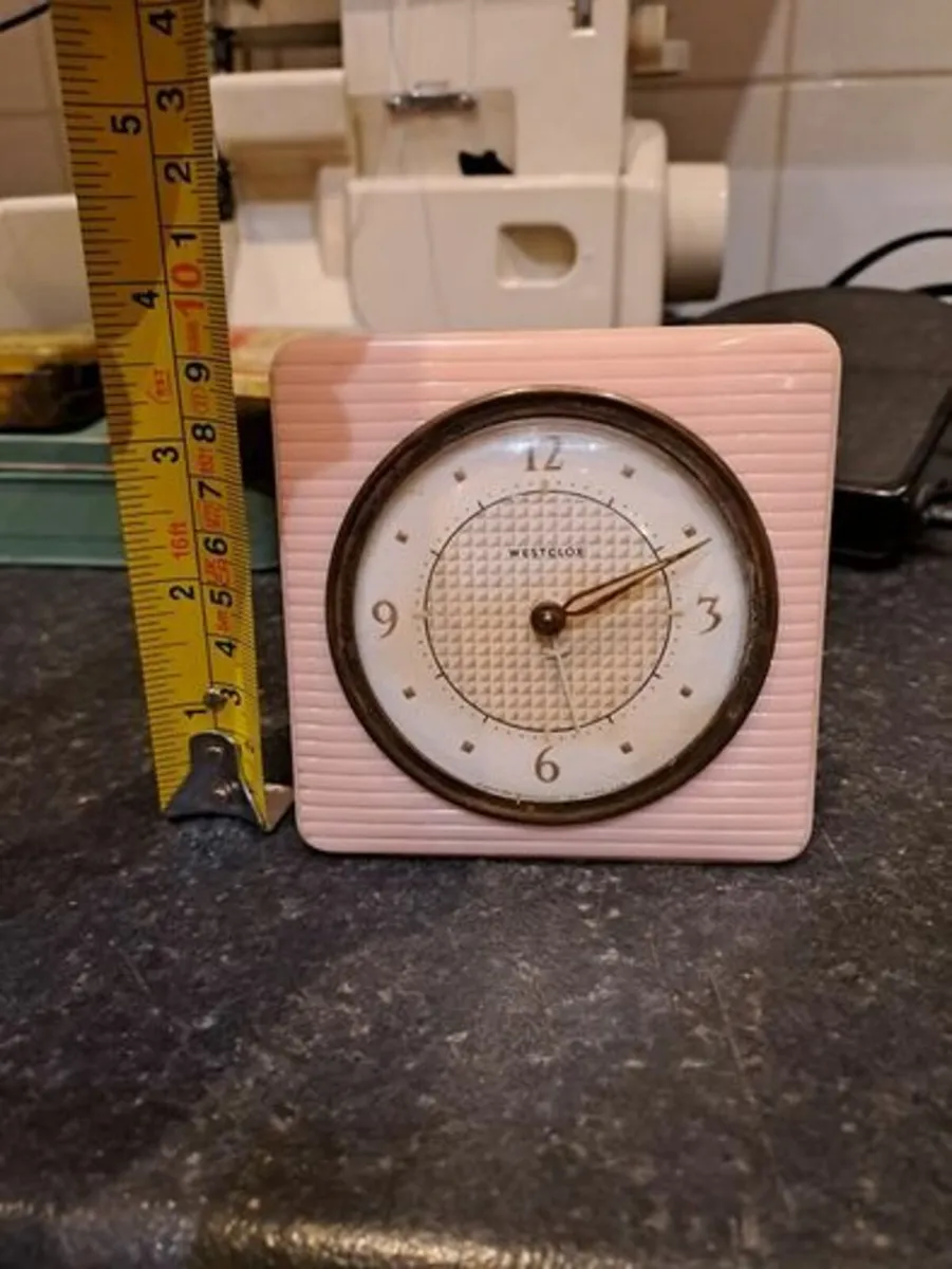 70s Westclox clock - Image 3
