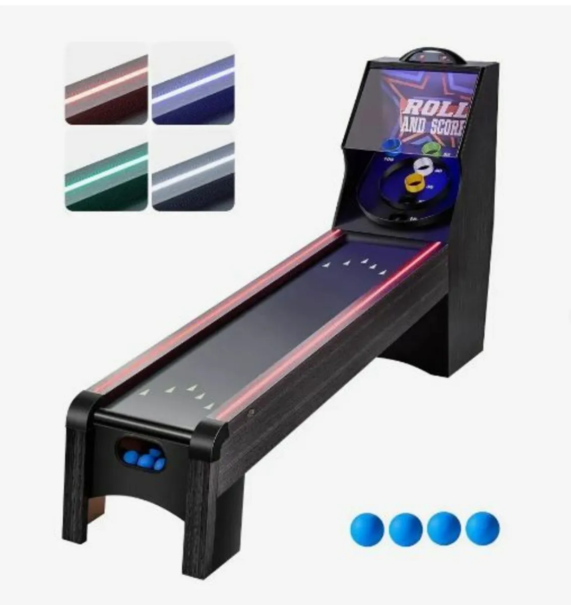 9' Roll and Score Classic Arcade Game Table - Image 1