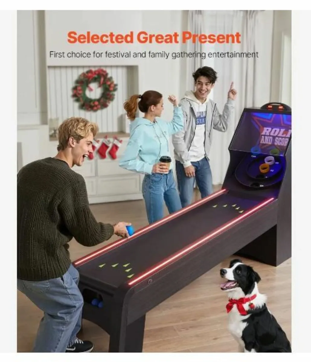 9' Roll and Score Classic Arcade Game Table - Image 4