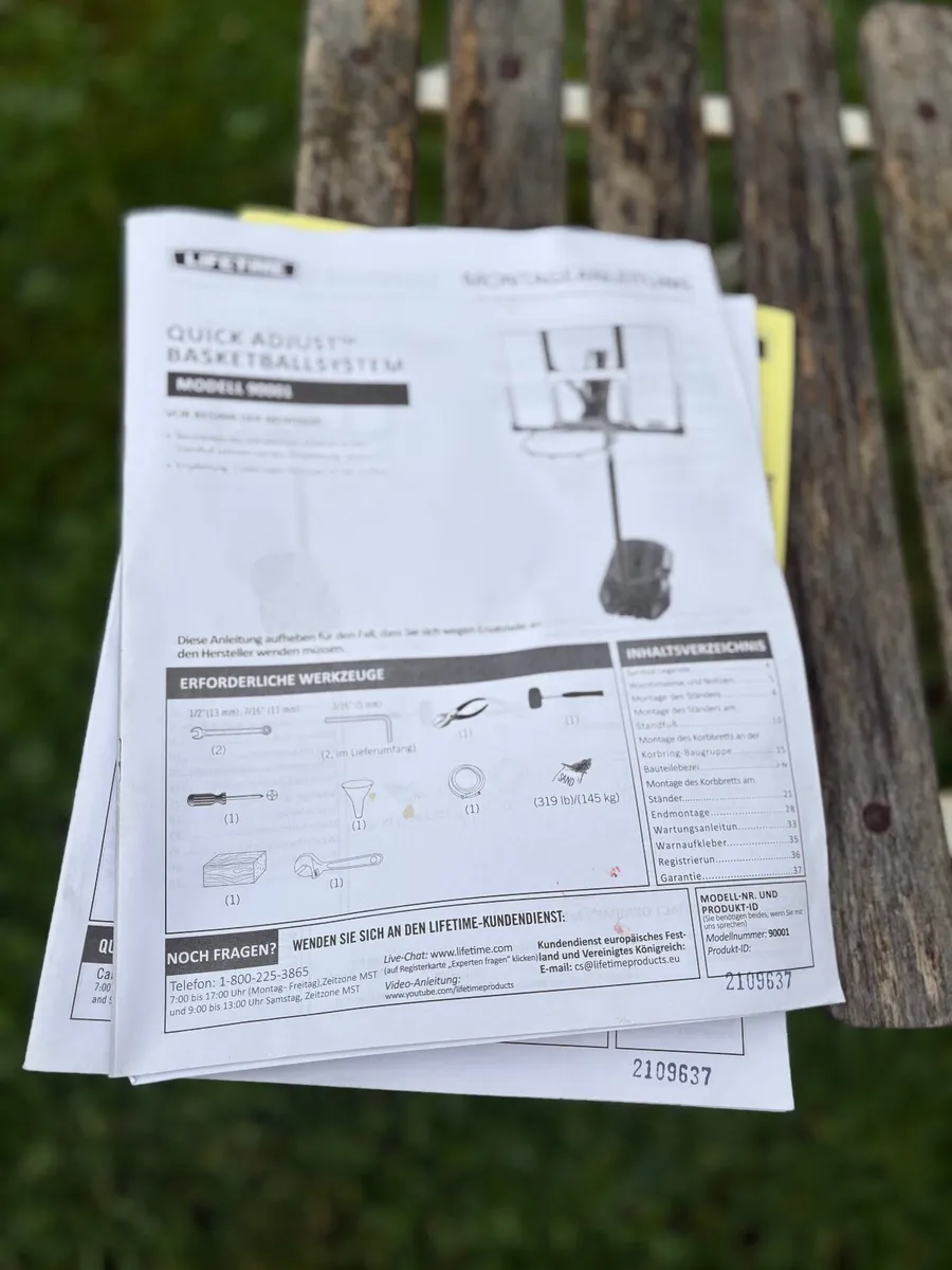 Lifetime Adjustable Basketball Hoop - Image 2