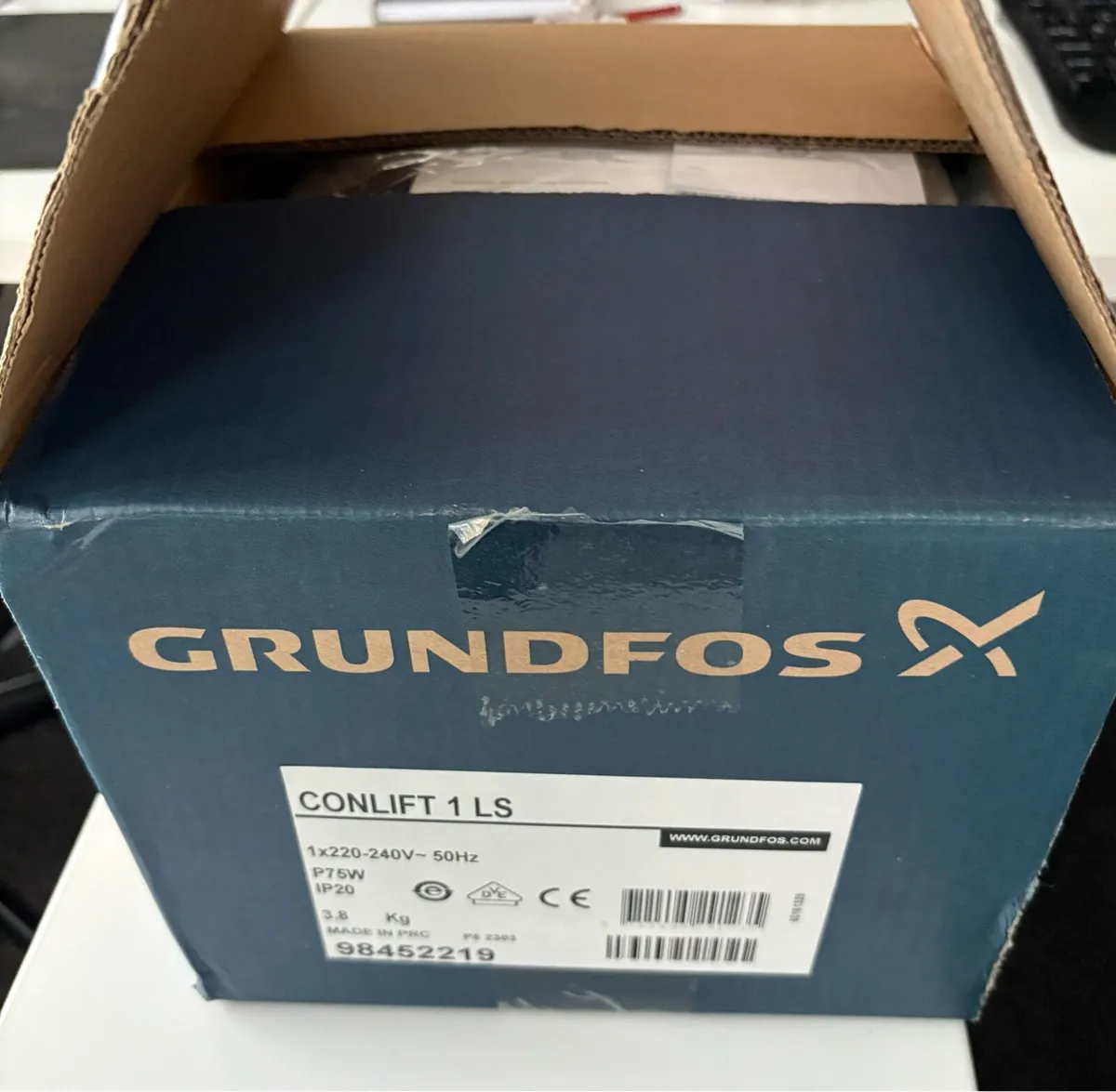 GRUNDFOS CONLIFT 1 LS CONDENSATE PUMP - Image 1