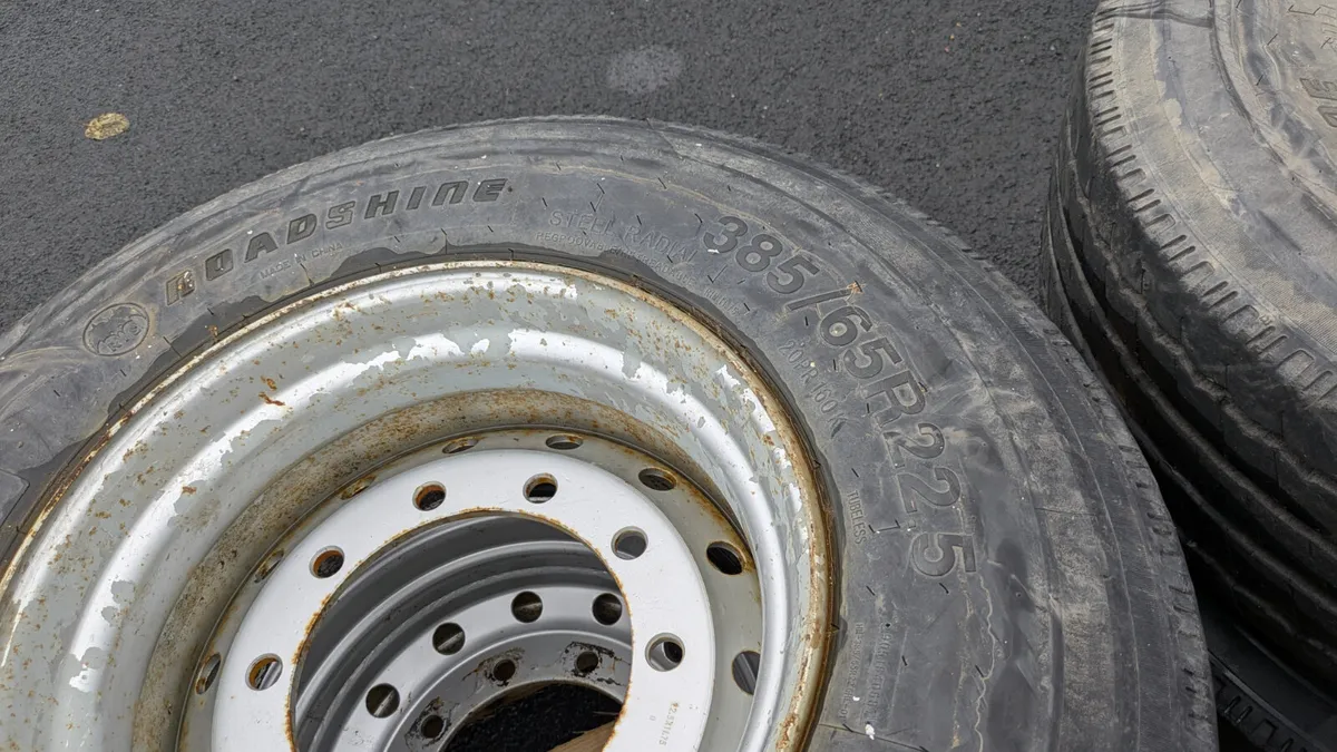 Dump trailer wheels & tyres 385/65-22.5 - Image 3
