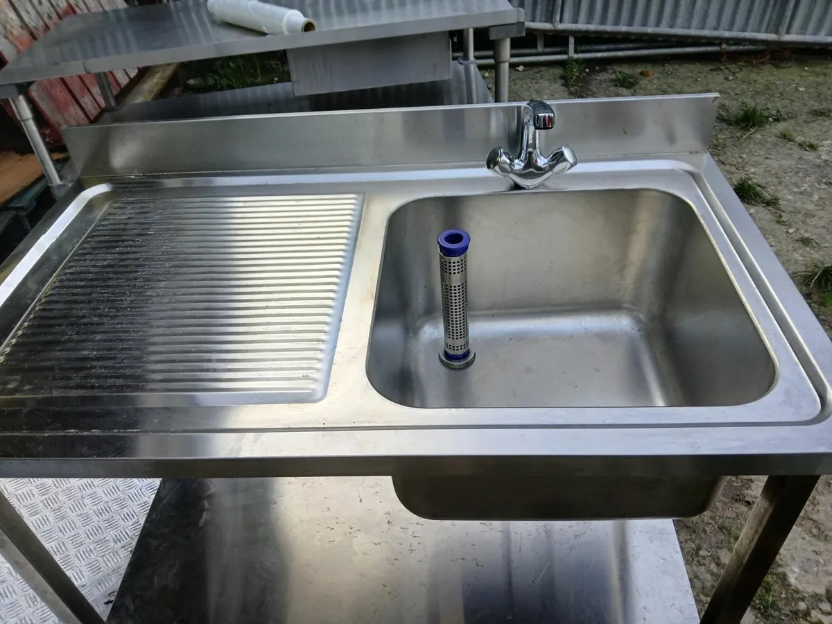 Stainless steel sink unit commercial...new - Image 2