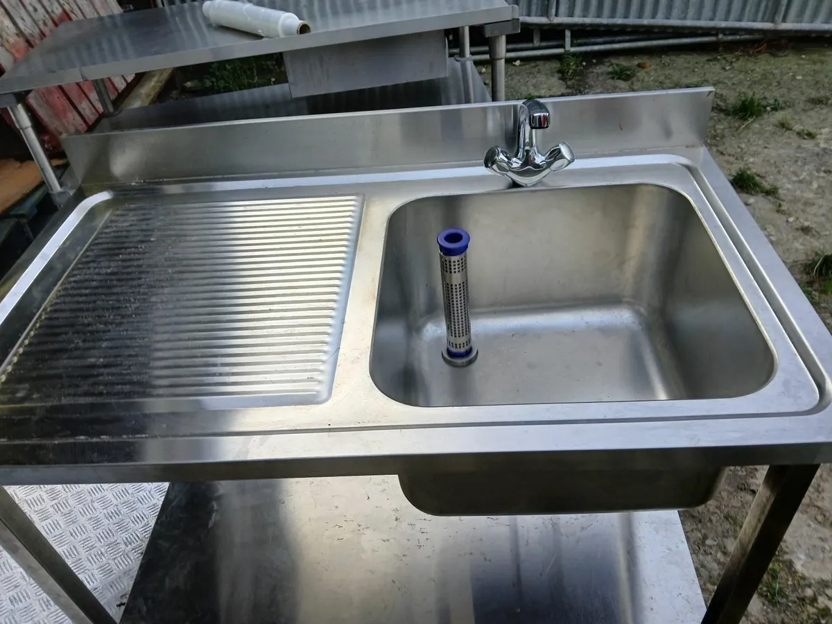 Stainless steel sink unit commercial...new - Image 3