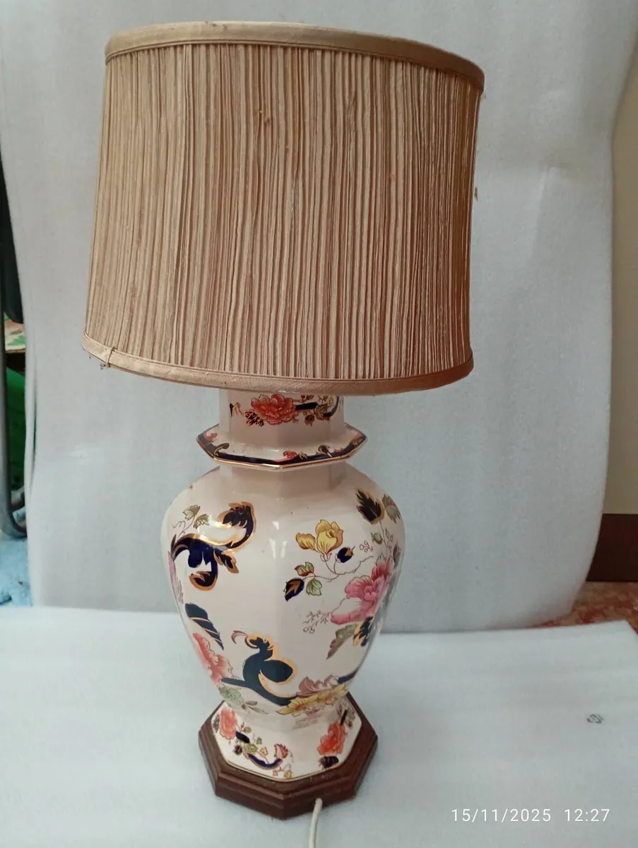 Masons Ironstone Blue Mandalay Table Lamp - Image 2