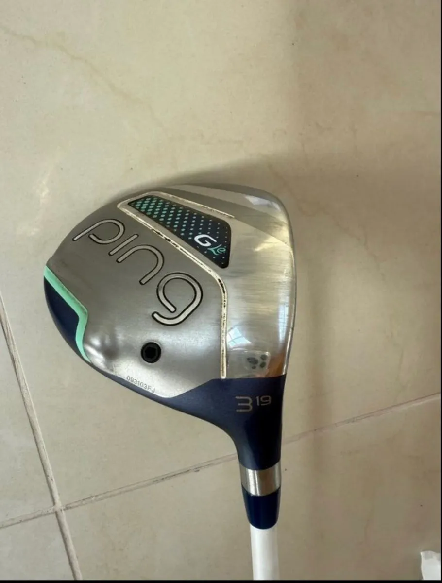 Ladies Ping GLE 3 Wood, new Umbrella, golf balls - Image 1