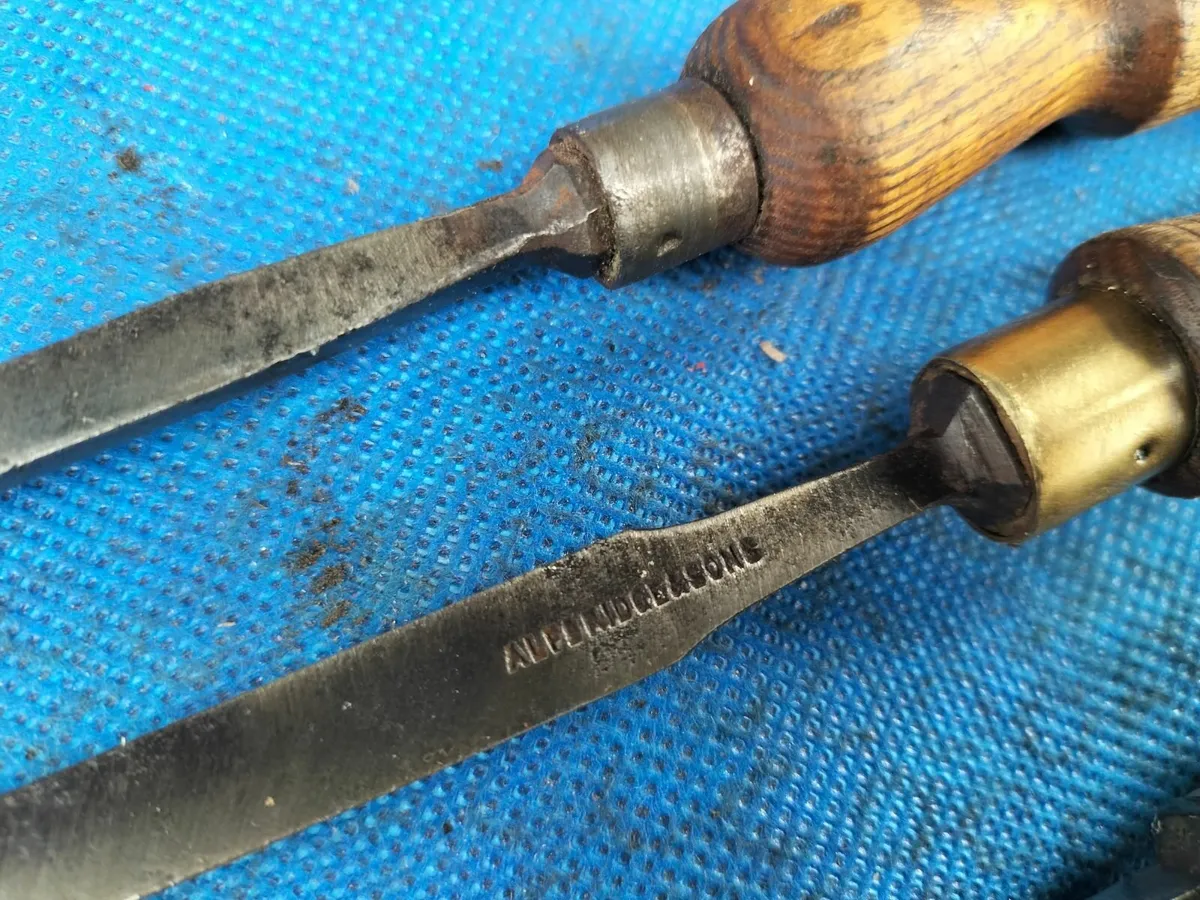 4 Cast Steel Firmer Chisels - Image 4