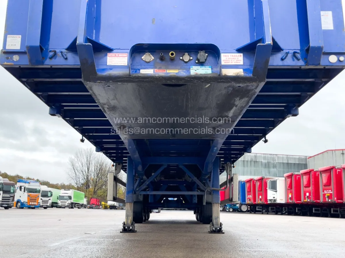 2022 DENNISON TRI-AXLE FLATBED TRAILER - Image 4