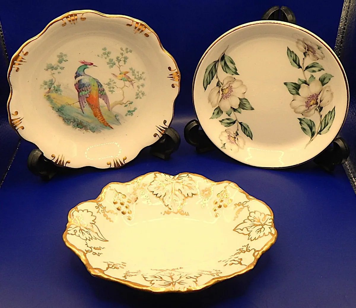 Selection of 5 Crown Derby & Worcester Pin Dishes - Image 2
