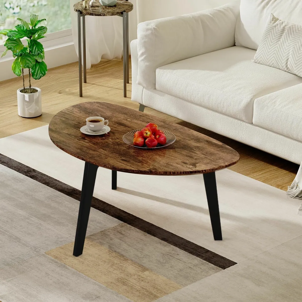Modern Wood Coffee Tables Office  85x48x40 cm - Image 4