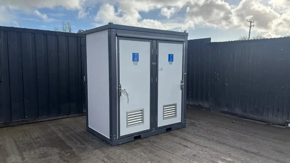 New Double Shower Unit – Self-Contained - Image 1