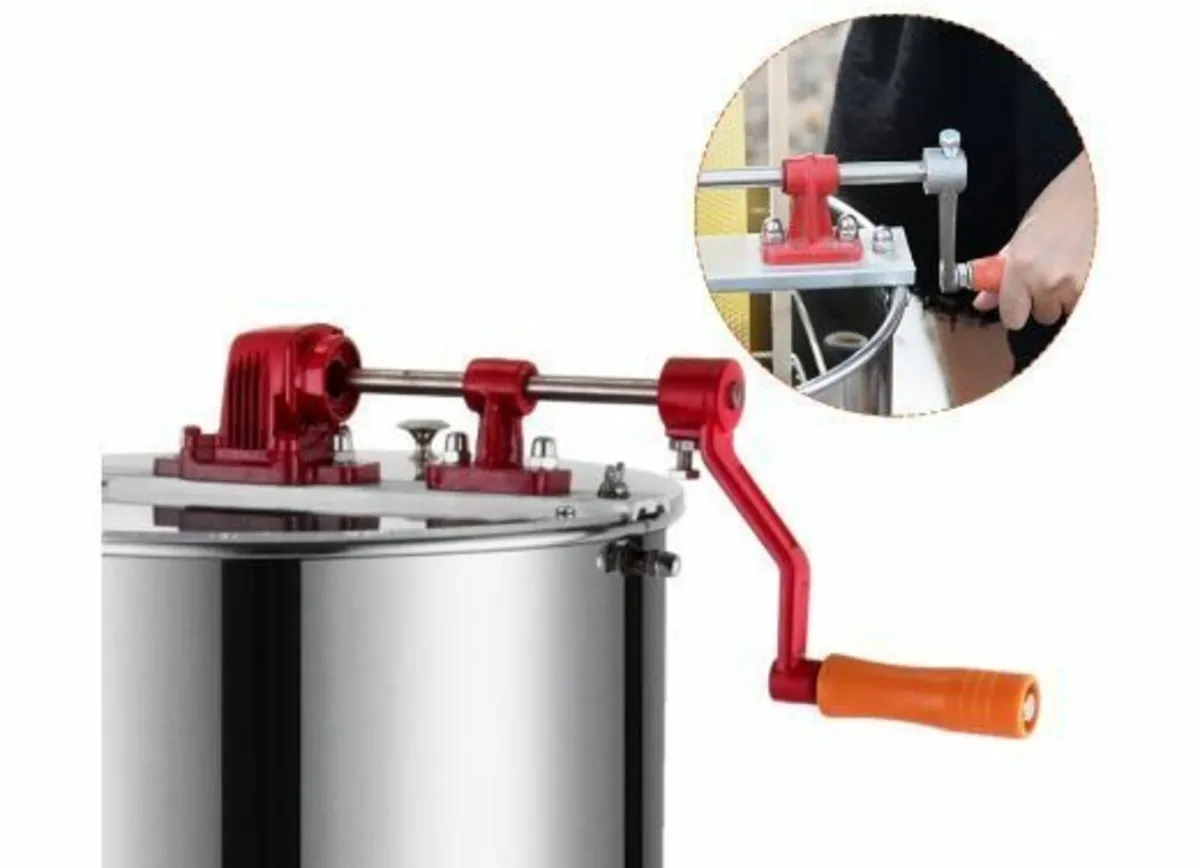 Honey Extractor Large Stainless Steel Beekeeping - Image 2