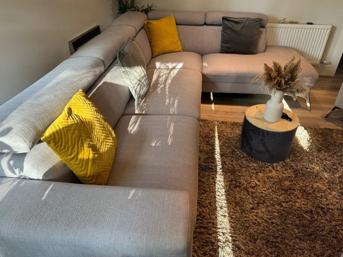 Harvey Norman large corner suite + armchair - Image 2