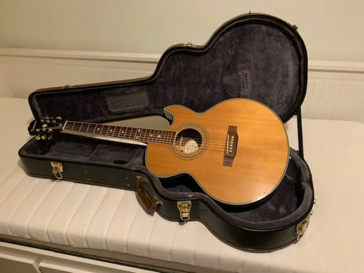 Semi Acoustic Guitar - Epiphone - Model: PR5 ENA - Image 1