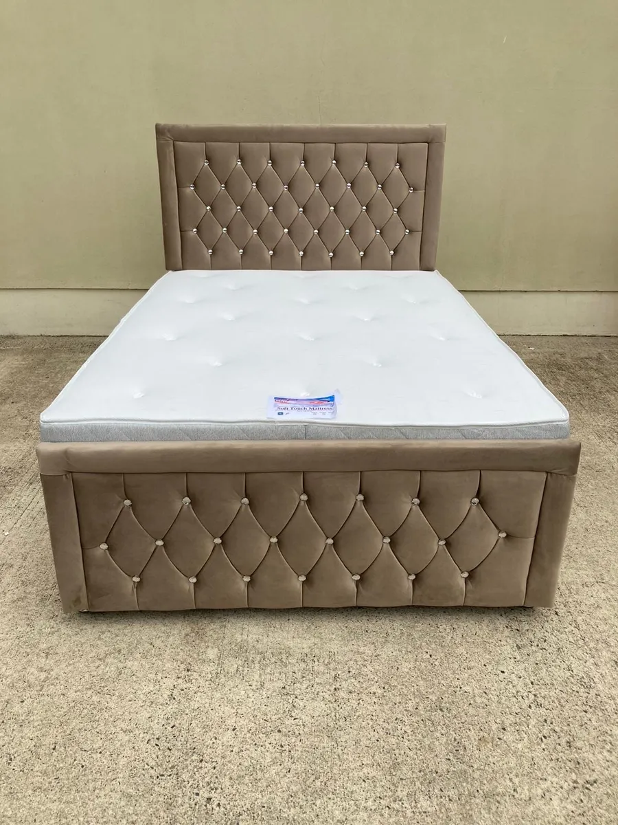 Brand new bumper sandy divan bed and mattress - Image 1
