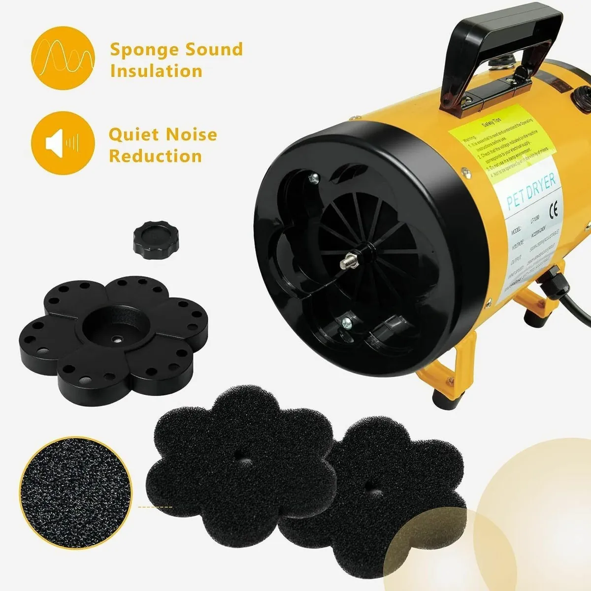 Pet Dryer 2800W High-Power Grooming Hair Blaster - Image 4