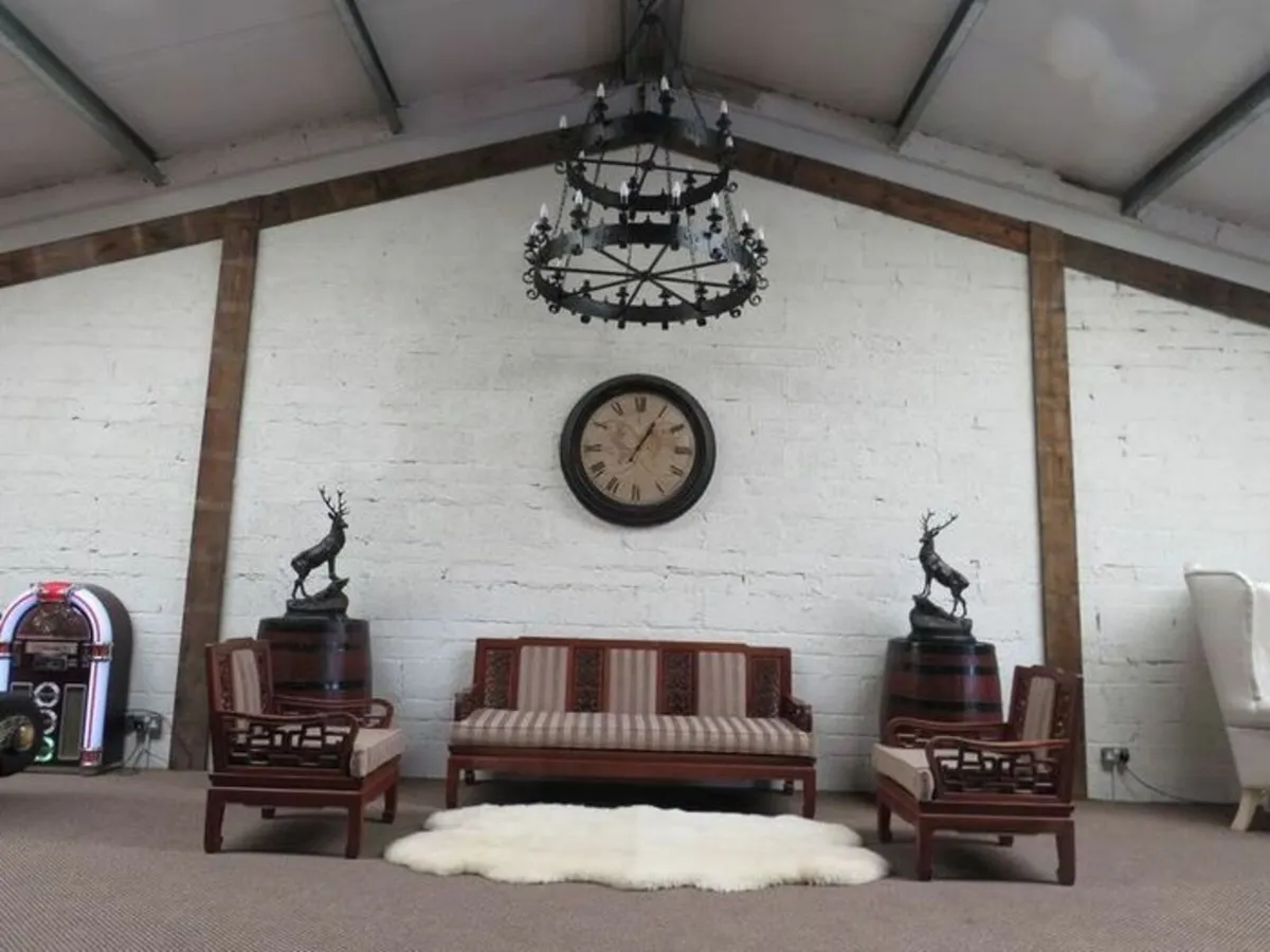 2 x-Large Gothic Chandeliers 4' Wide (995 Each) - Image 4