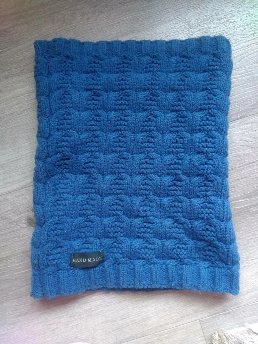 Scarf winter kids dark blue or grey - Image 1