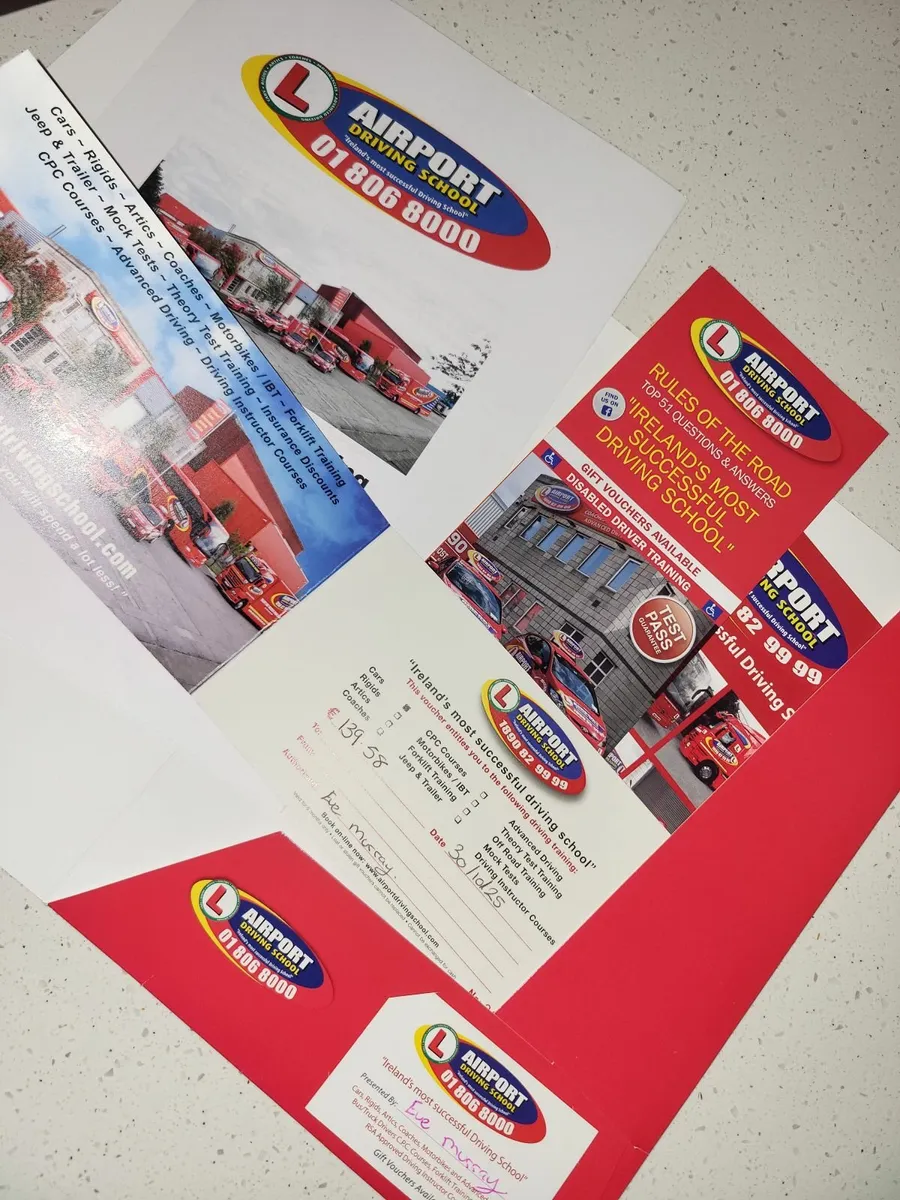 Driving Lessons (Airport Driving) - Gift Voucher - Image 1