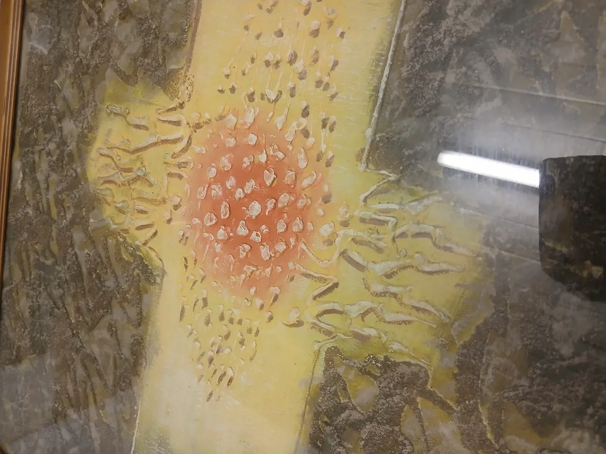 Origional framed and glazed abstract artwork from - Image 2