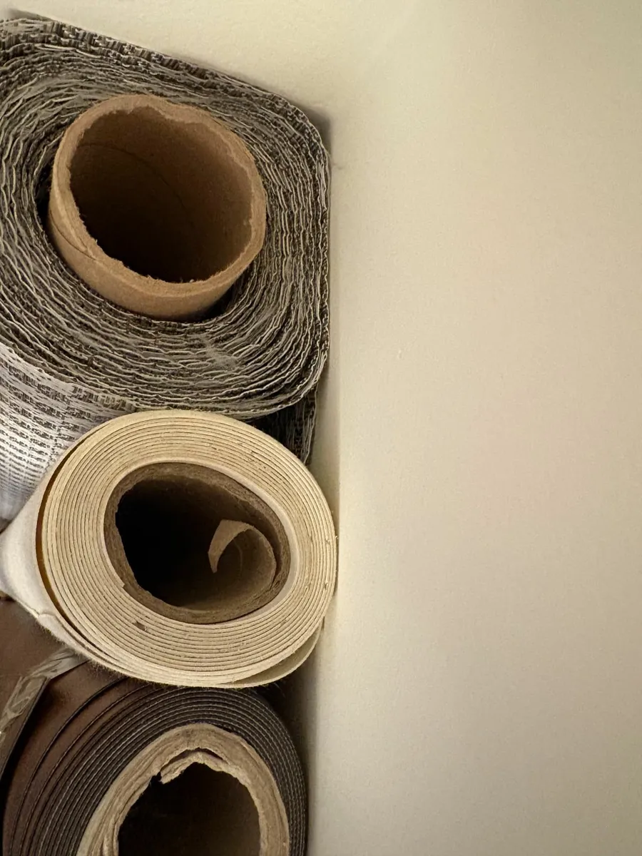 Cream Leatherette Fabric - Image 2