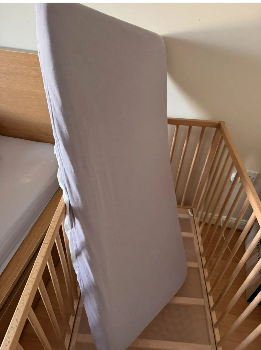 Ikea baby cot and matress - Image 2