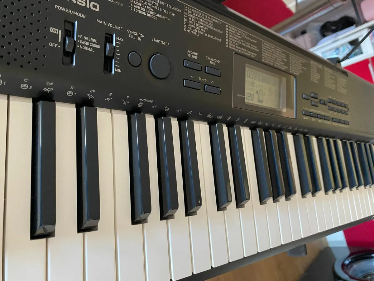 Casio Electric Keyboard CTK 1150, Stand, Headphone - Image 4