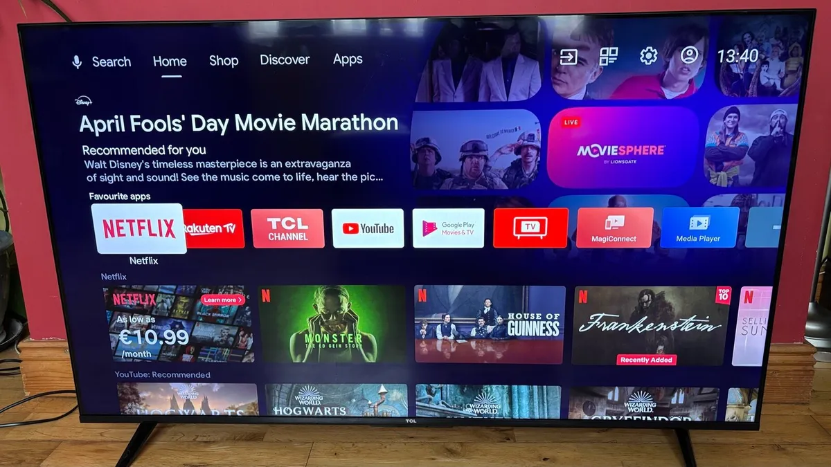 50” TCL 4K Android Smart TV - Image 1
