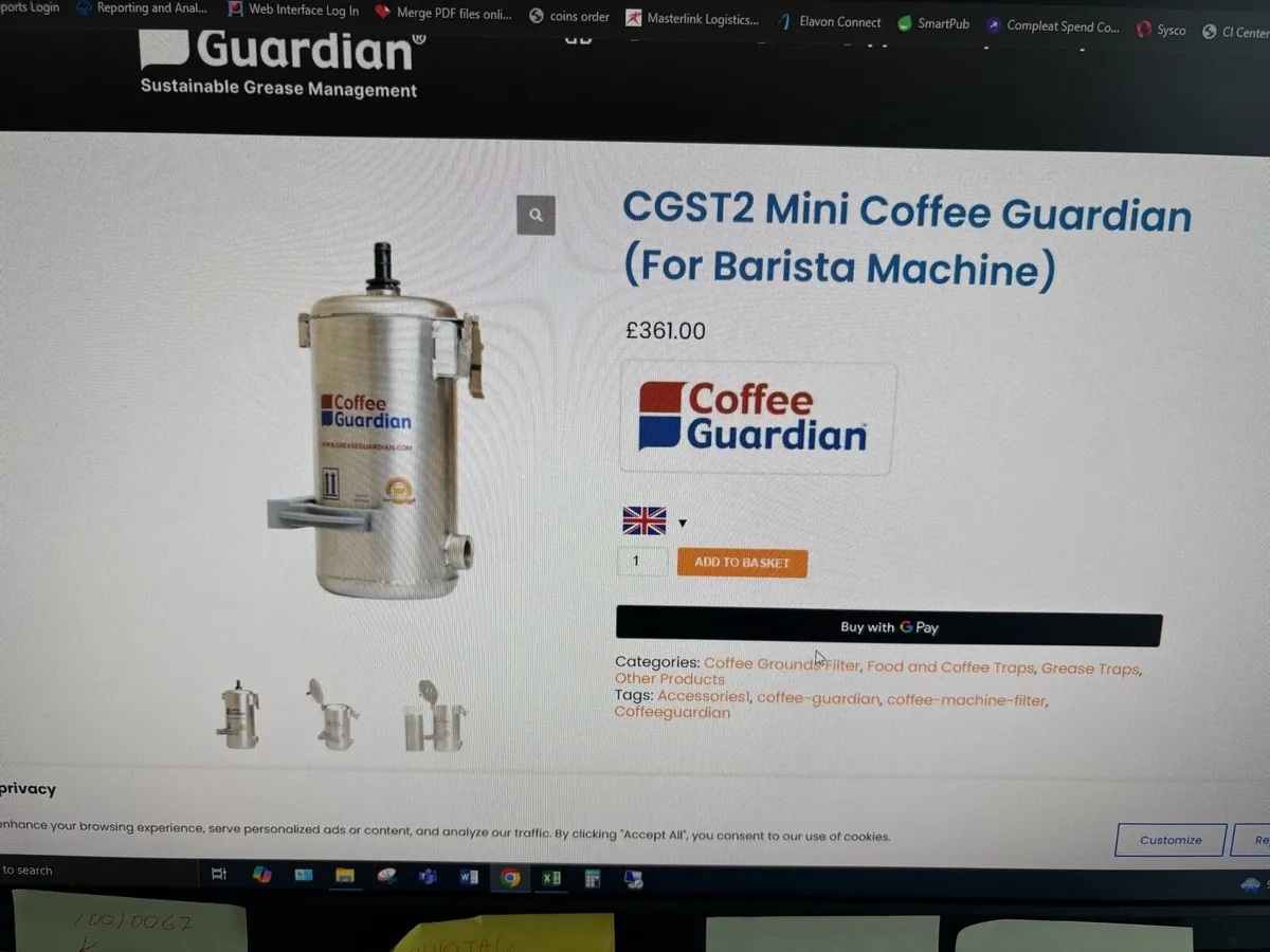 CGST2 Mini Coffee Guardian (For Barista Machine) - Image 2