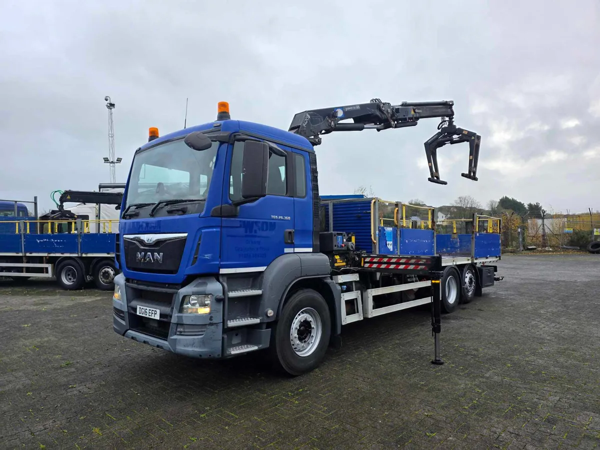2016 MAN TGS 26.360 6X2 DROPSIDE 20ft Flat - Image 3