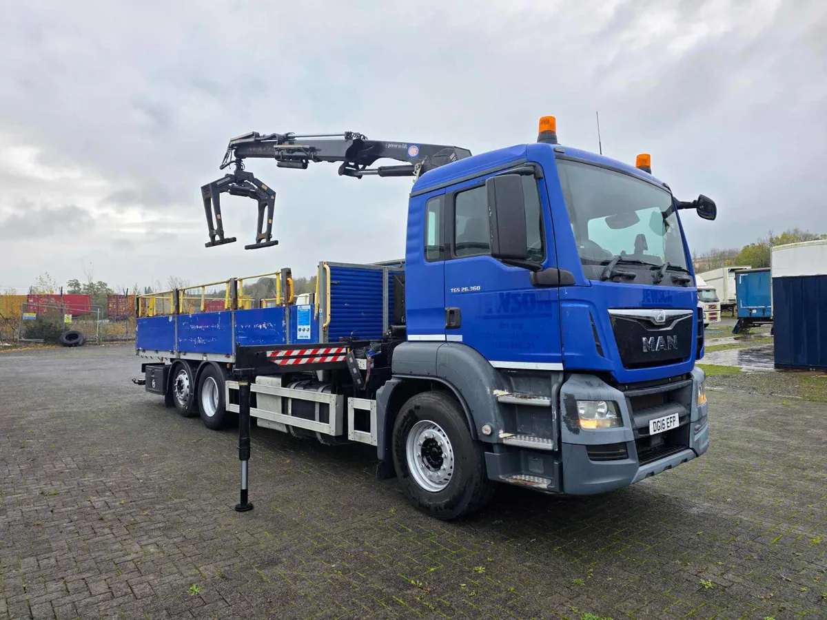 2016 MAN TGS 26.360 6X2 DROPSIDE 20ft Flat - Image 1