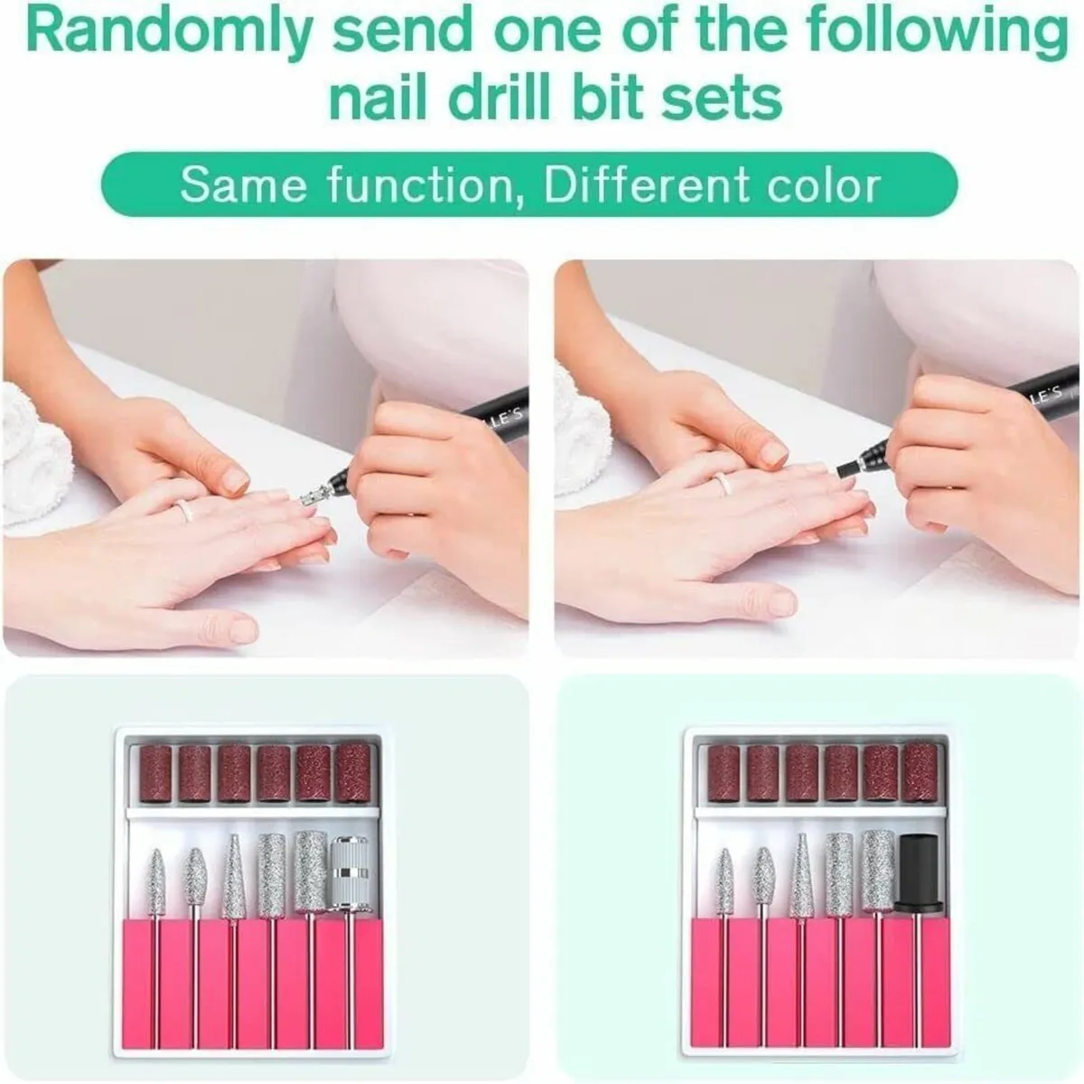 Electric Nail Drill for Acrylic Gel Nails Kit - Image 2