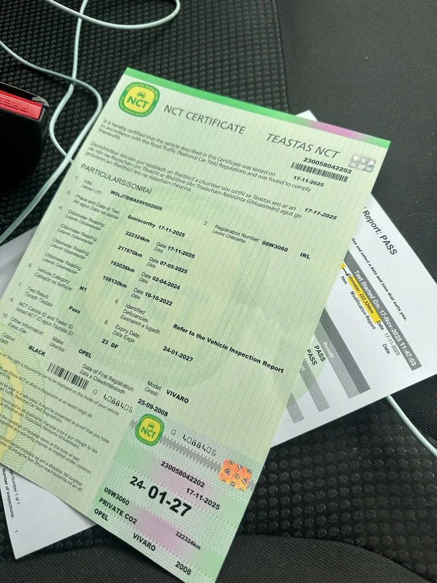 (New NCT 2027) Opel Vivaro 2.0 diesel 9 seater - Image 3